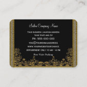 ヘーゼルハーストヘアスタイリスエレガントトサロンプロフェッショナル 名刺 (裏面)