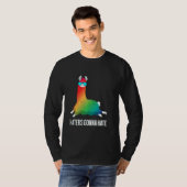ヘーターズはレインボーラマユニコーンラマコーンを嫌う Tシャツ (正面フル)