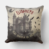 ヘーティングレトロホラードラキュラズキャッスルゴシック クッション (正面)
