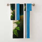 ヘードジャイアントマグノリア花花花風呂タオル バスタオルセット (インサイチュ)