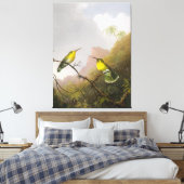 ヘードハミング鳥の銅尾甘美 –  キャンバスプリント (インサイチュ (寝室))