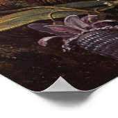 ヘード – オーキッドとハミングバード1880 ポスター (角)