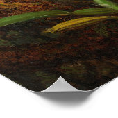 ヘード – 蘭とハミングバード1875 ポスター (角)