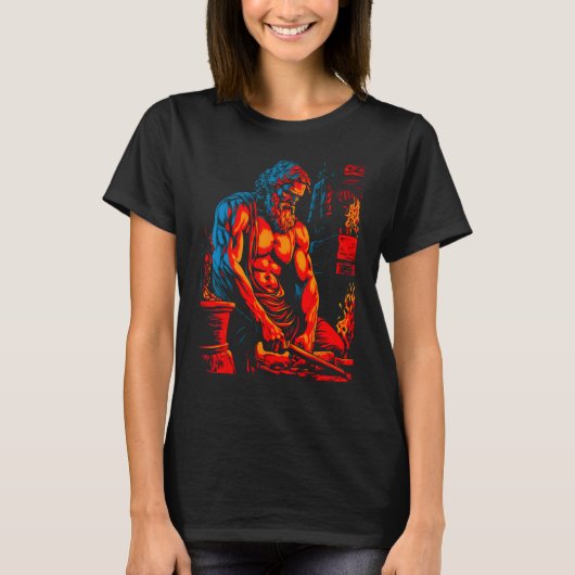 ヘーパイストス ギリシャ神話 火の神 1 Tシャツ (正面)