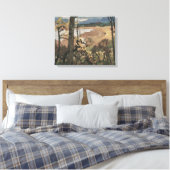 ヘービスト・アン・シームセ | レオ・プッツ・ランドスケープ・アート キャンバスプリント (インサイチュ (寝室))