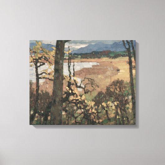 ヘービスト・アン・シームセ | レオ・プッツ・ランドスケープ・アート キャンバスプリント (正面)