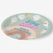 ヘーブーゴヴィハロウィーンレトロ子供の誕生日 ペーパープレート (アングル)