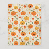 ヘーブーベビーシャワー招待状紙シート (裏面)