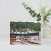 ヘーリー・オン・テムズ伝統的船 ポストカード (スタンド正面)