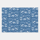 ヘールフィールドバンニースラビットパターンクリスマス ラッピングペーパーシート (正面3)