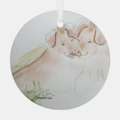 ヘーヴェナーの愛の中で ガラスオーナメント (裏面)