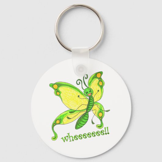 ヘーーー！私は蝶よ!! キーホルダー (正面)