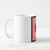 ヘー 快楽主義 哲学 化学 シンボル コーヒーマグカップ (左)