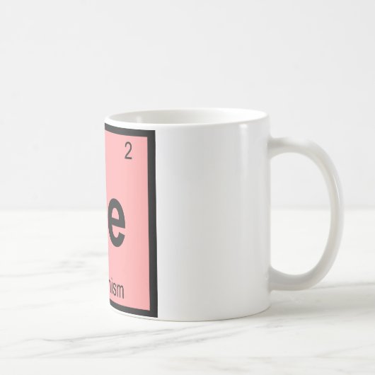ヘー 快楽主義 哲学 化学 シンボル コーヒーマグカップ (右)
