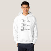 ヘ独身のヘ結婚したーおもしろい人間関係 パーカ (正面フル)