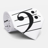 ヘ音記号のタイを怒って下さい ネクタイ (ロール)