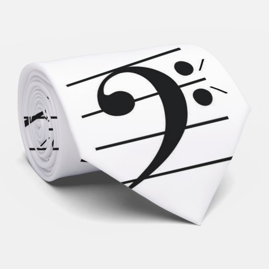 ヘ音記号のタイを怒って下さい ネクタイ (ロール)