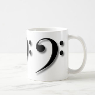 ヘ音記号のマグ コーヒーマグカップ