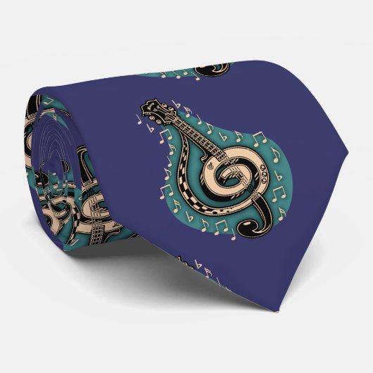 ヘ音記号 ネクタイ (ロール)