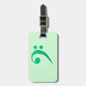 ヘ音記号 ラゲッジタグ (正面縦)