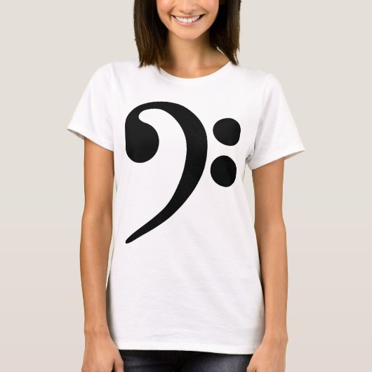 ヘ音記号 Tシャツ (正面)