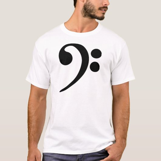 ヘ音記号 Tシャツ (正面)