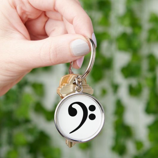 ヘ音記号Keychain キーホルダー (手)