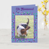 ベおもしろいール付き誕生日カード(バスセット&カップケーキ付き) カード (黄色い花)