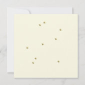 ベお洒落ルエレガントガ鯨赤ちゃんシャワー 招待状 (裏面)