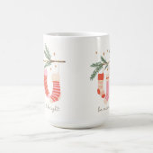 ベとメリーブライトクリスマスストッキングオンブランチ コーヒーマグカップ (中央)