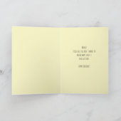 ベアおもしろいイヤーズ誕生日 カード (内部)