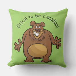 ベアおもしろいカスタム文字とカラー装飾用クッション クッション