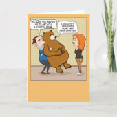 ベアおもしろい詰まったサプライズ誕生日 カード (正面)