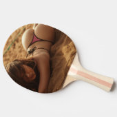 ベアお尻G-ストリングビーチガール卓球ラケット 卓球ラケット (横)