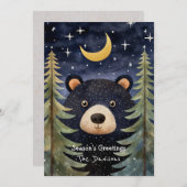 ベアお洒落ホリデーカード シーズンカード (正面/裏面)