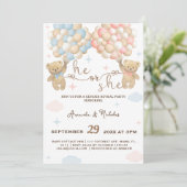 ベアの性別発表 招待状 (スタンド正面)