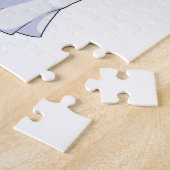 ベアの花嫁がヴェールを被る ジグソーパズル (側面)