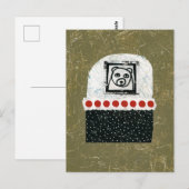 ベアは疲れたポストカード ポストカード (正面/裏面)