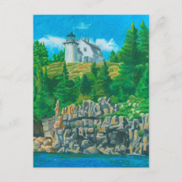 ベアアイランドライト絵を描ズ ポストカード