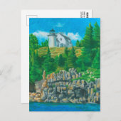 ベアアイランドライト絵を描ズ ポストカード (正面/裏面)