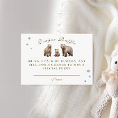 ベアアドベンチャーウィンターマウンテンズおむつラッフル エンクロージャーカード