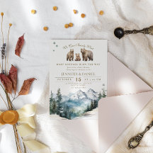 ベアアドベンチャーウィンターマウンテンズベビーシャワー