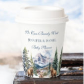ベアアドベンチャースノーマウンテンウィンバーリー待つ 紙コップ
