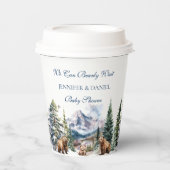 ベアアドベンチャースノーマウンテンウィンバーリー待つ 紙コップ (正面)