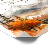 ベアアドベンチャー秋マウンテンオムツベビーシャワー ポスター (角)