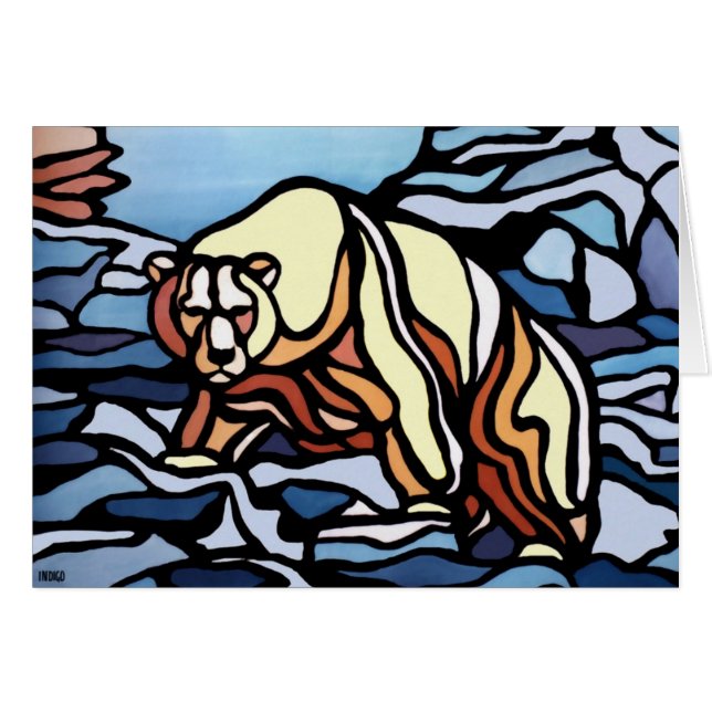 ベアアートカード空白のトライバルベアアートカーカスタムド (正面横)