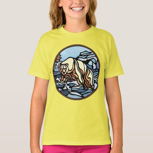 ベアアートキッズスウェットシャツポーラーベアーキッズシャツ Tシャツ (正面)