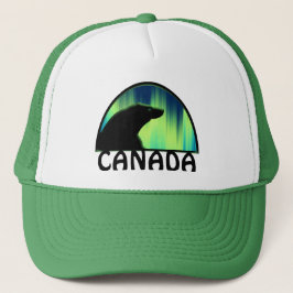 ベアアートキャップスオーロラ先住民アートベアーハッツキャップ キャップ