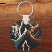 ベアアートキーチェーン踊りキーチェーンギフト キーホルダー (正面)