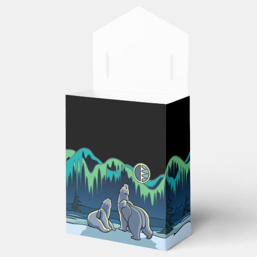 ベアアートギフトボックスをパーソナライズ極熊ギフトボックス フェイバーボックス (オープン)